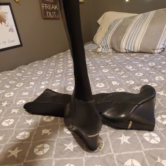 Michael kors knee high wedge boot - Picture 3 of 4